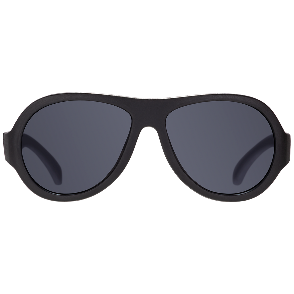 Babiators Pitch Black Aviator Sunglasses Jet Black Aviator