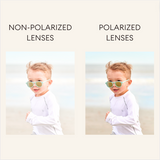Sweet Cream Heart | Rose Gold Polarized Mirrored Lenses