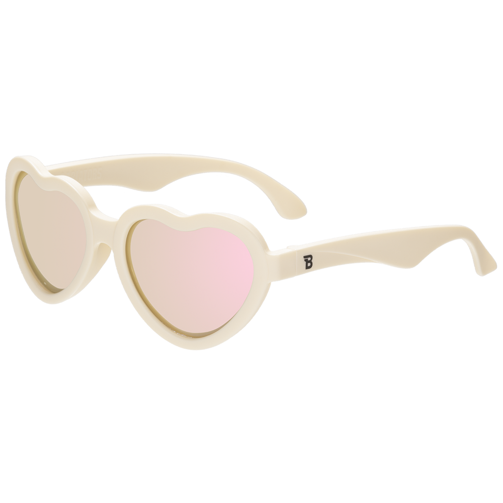 Sweet Cream Heart Rose Gold Polarized Mirrored Lenses Babiators sweet-cream-heart-rose-gold-polarized-mirrored-lenses-babiators