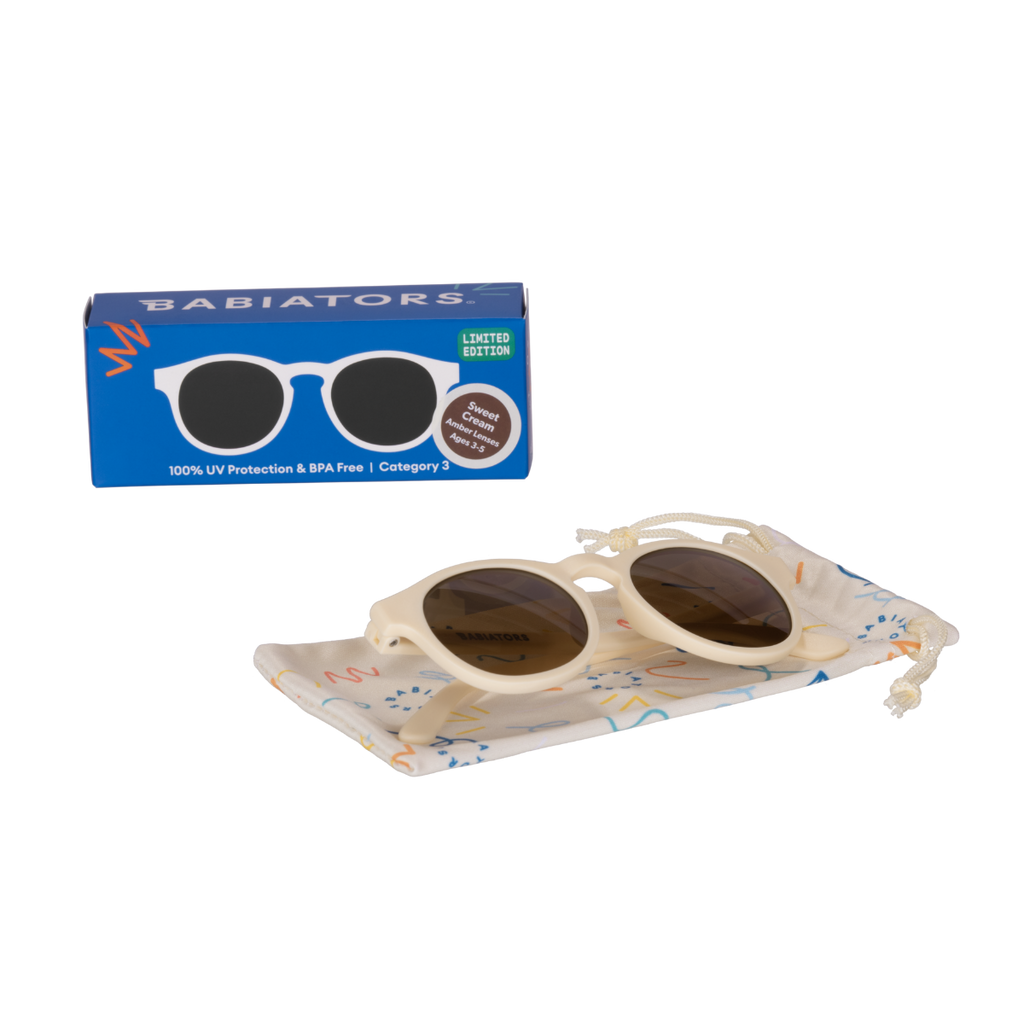 Sweet Cream Keyhole | Amber Lenses – Babiators Sunglasses