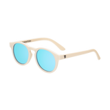 Sweet Cream Keyhole | Turquoise Blue Mirrored Lenses