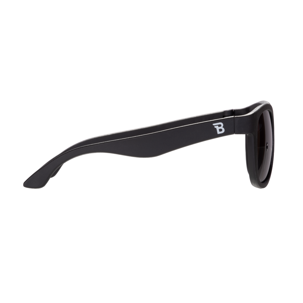Jet Black Navigator | Smoke Polarized Lens – Babiators Sunglasses