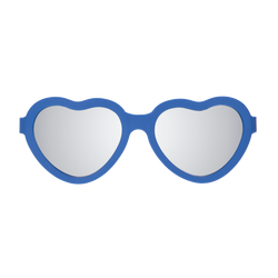 Good As Blue Heart | Silver Mirrored Lenses