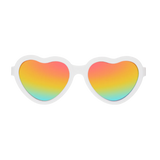 Wicked White | Rainbow Mirrored Lenses