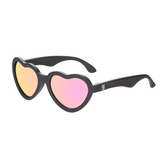 Jet Black | Pink Mirrored Lenses