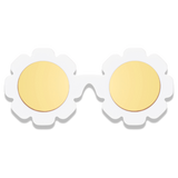 White Daisy Flower I Polarized Yellow Mirrored Lenses