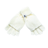 Cream Convertible Gloves (4-8Y)