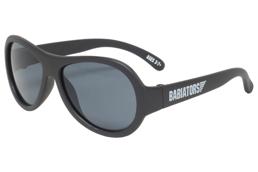 Jet Black Aviator Babiators Sunglasses