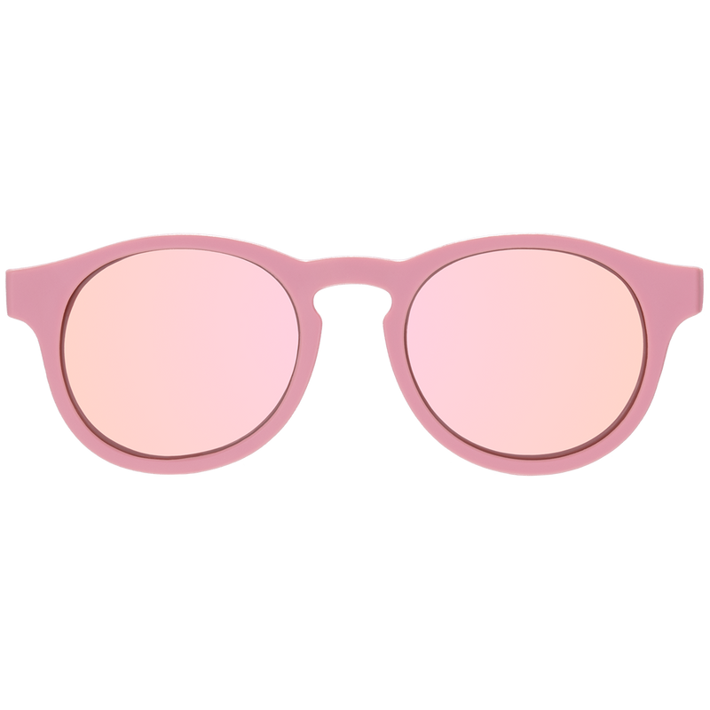 Light pink top round sunglasses