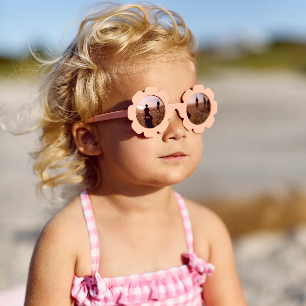 BABIATORS Original Round Peachy Keen, Sluneční Brýle Broskvové, 3-5 Let - 9